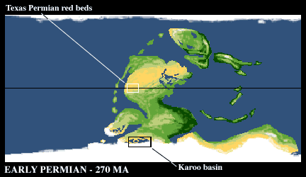 how the Earth looked over 280 million years ago