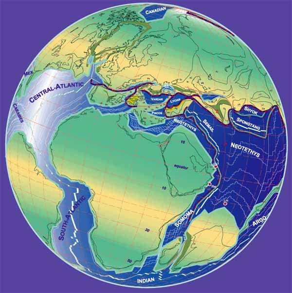 Africa & Eurasia in the Santonian