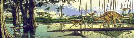 middle Cretaceous scene - click here for more details