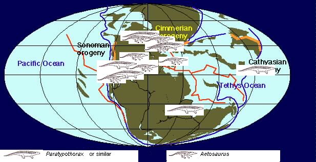 Cosmopolitan Norian aetosaurs