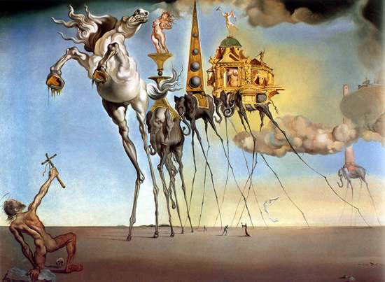 The Temptation of St. Anthony, by Salvador Dalí, 1946