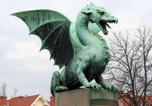 Statue of dragon, Ljubljana, Slovenia - Wikipedia